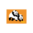 ENJOI PIGGY BACK PANDA BANNER BLACK/WHITE