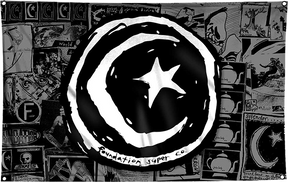 FOUNDATION STAR & MOON ZINE FLAG