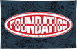 FOUNDATION OVAL LOGO FLAG BANNER