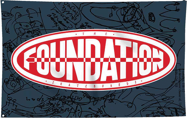 FOUNDATION OVAL LOGO FLAG BANNER