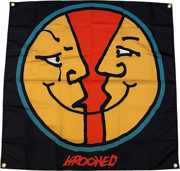 KROOKED MOONFACE BANNER LAVENDER