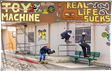 TOY MACHINE JEREMY LEABRES FLAG/BANNER 60"x40"