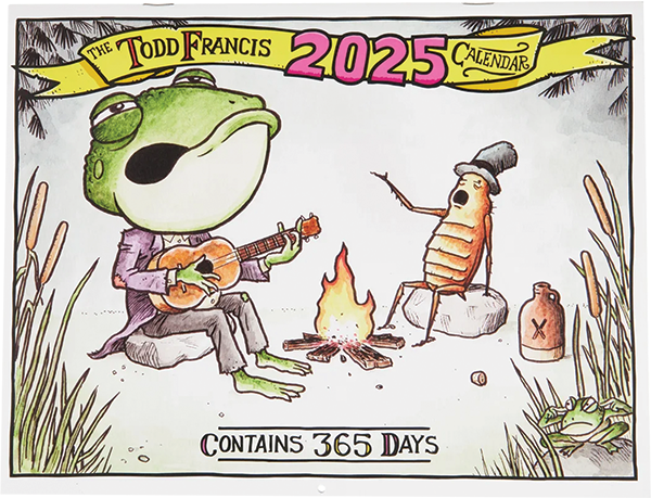 ANTI HERO TODD FRANCIS 2025 CALENDAR