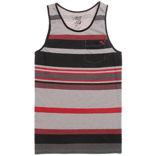 Lost NagDabbit Tank Top Grey Red - Small