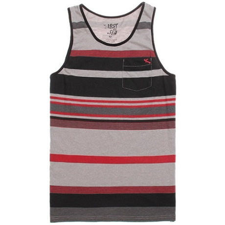 Lost NagDabbit Tank Top Grey Red - Small