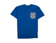 Benny Gold Ribbon Pocket T Royal