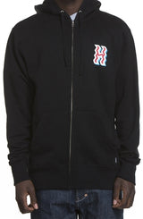 The Hundreds Crook Zip Up Hoody Black - Medium