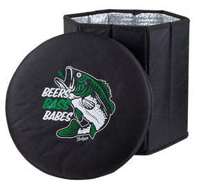 Bohnam Good Time Folding Chair Cooler Black