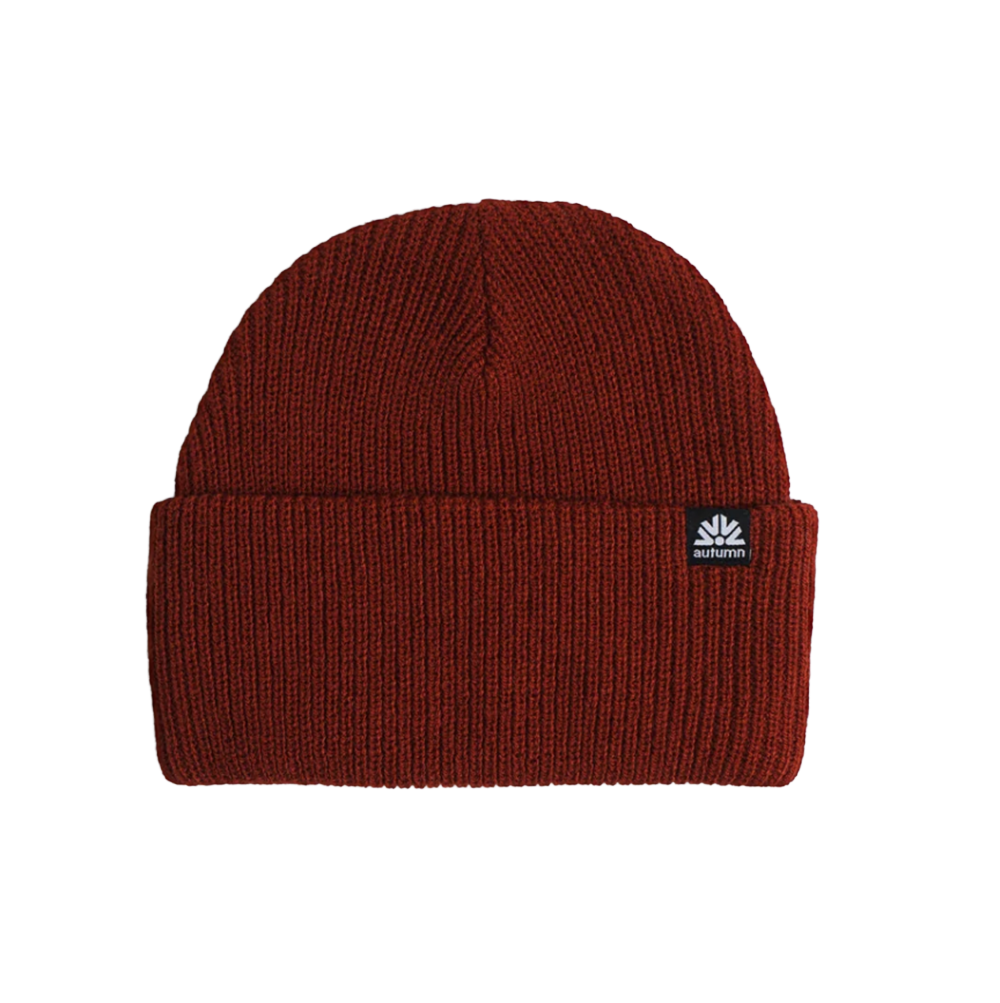 Autumn Simple Solid Beanie Harissa