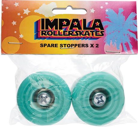 IMPALA SKATE SPARE STOPPERS 2PK AQUA