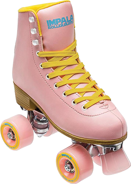 IMPALA SIDEWALK SKATES PINK/YEL-SIZE 9