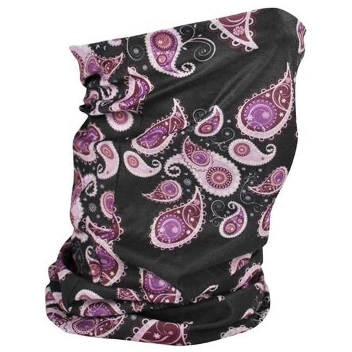 Zan Headgear Motley Tube Poly Purple Paisley One Size