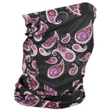 Zan Headgear Motley Tube Poly Purple Paisley One Size