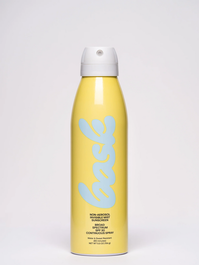 Bask Non-Aerosol Spray Sunscreen White 30 SPF