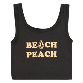 Volcom Coastal Tidal Wave Tank Womens Vintage Black