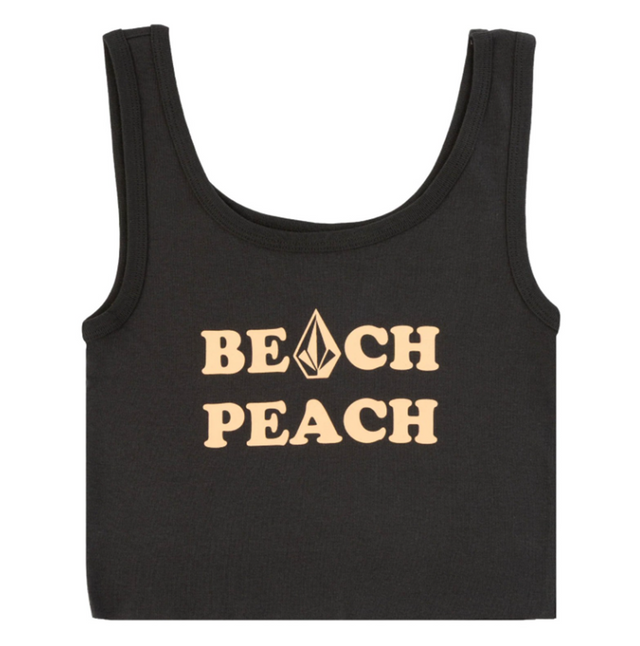 Volcom Coastal Tidal Wave Tank Womens Vintage Black