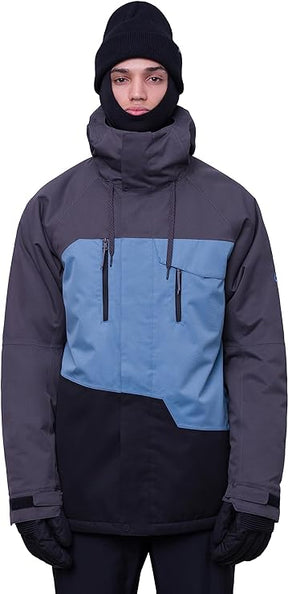 686 Geo Insulated Jacket Mens Blue Black