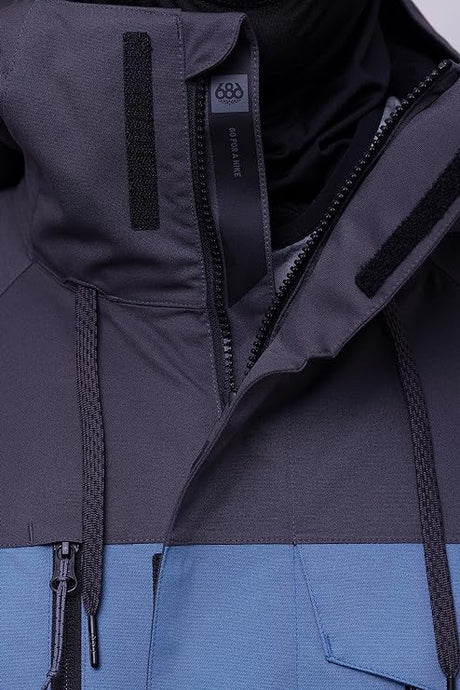 686 Geo Insulated Jacket Mens Blue Black