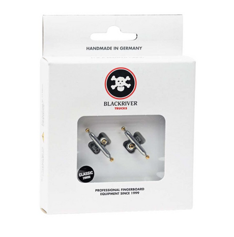 Blackriver Pro Fingerboard Trucks BRTs 3.0 Gold White 29mm