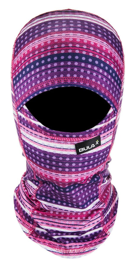 Bula Kids Sharp Print Balaclava Thermo Pink Dots Youth