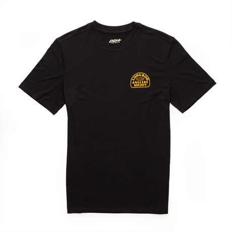 Catch Fish Anglers Society Tech Tshirt Black