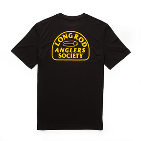 Catch Fish Anglers Society Tech Tshirt Black