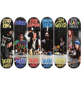 Deathwish Jon Dickson Flowers Skateboard Deck Red Black 8.25x14.5
