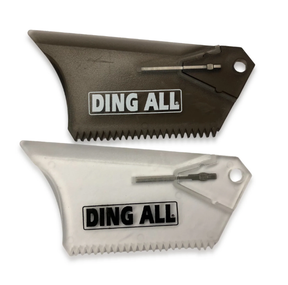 Ding All Wax Comb Fin Key Combo Clear Black OneSize