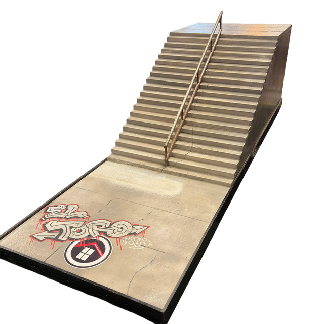 WAREHOUSE RAMPS FINGERBOARD PARK EL TORO Grey 18x36