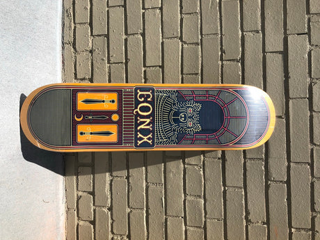 Equinox Wolf Bear Skateboard Deck Asst Stain 8.25
