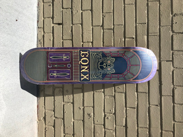 Equinox Wolf Bear Skateboard Deck Asst Stain 8.25