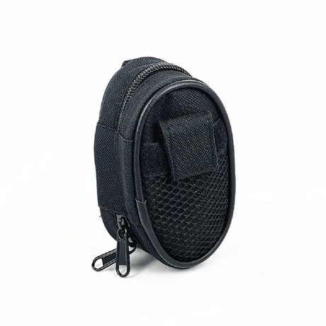 Social Fingerboard Zip Pouch Carabiner Bag Black 4x2.5