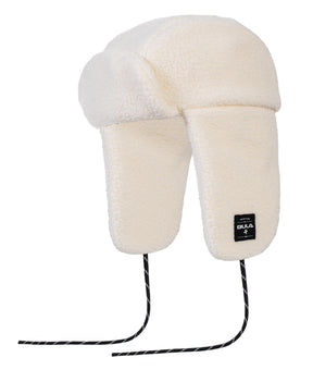 Bula Bear Sherpa Trapper Hat Ivory