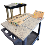 Granite Game of Skate Fingerboard Park Table Top White 20x36