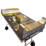 Warehouse Hazard Fingerboard Park Yellow Grey 4x6