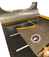 Warehouse Hazard Fingerboard Park Yellow Grey 4x6