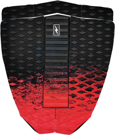 ZAP DELUXE TAIL PAD BLACK/RED FADE