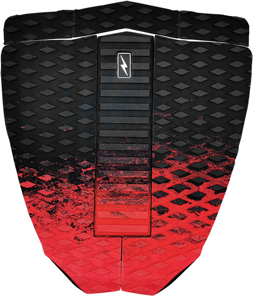 ZAP DELUXE TAIL PAD BLACK/RED FADE