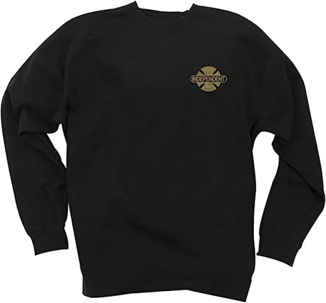Independent Baseplate Crewneck Black Gold L