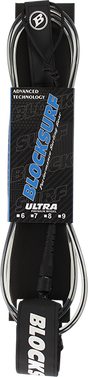 BLOCK SURF ULTRA LEASH 6' BLK/CLEAR BLK
