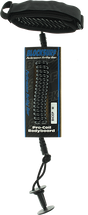 BLOCK SURF PRO COILED BICEPT BODYBOARD LEASH M-BLACK