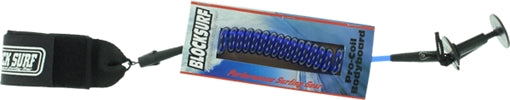 BLOCK SURF PRO COILED BODYBOARD LEASH BLUE