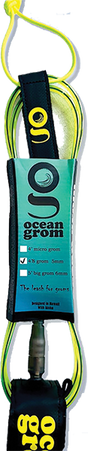 OCEAN & EARTH GROM 4'8" GROM LEASH JO CL.YEL/BLUE