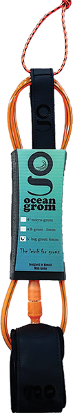 OCEAN & EARTH GROM 5'0" TEEN GROM LEASH AVA CL.ORG/BLUE