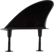 BLOCK SURF Catch Surf SOFTBOARD FLANGE & POST BLACK (3 FIN) set