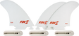 FIN-S PRODUCTION SET TV-1 WHITE 3 fins 3 boxes