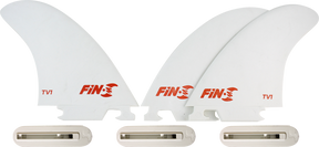 FIN-S PRODUCTION SET TV-1 WHITE 3 fins 3 boxes