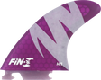 FIN-S HI-1 HONEYCOMB PURPLE 3 fins