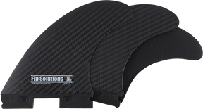 FIN SOLUTIONS FUTURE FFS SURFBOARD FINS LARGE BLACK 3fin set