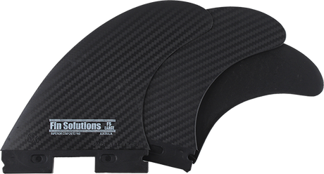 FIN SOLUTIONS FUTURE FFS SURFBOARD FINS LARGE BLACK 3fin set